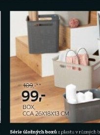Box, cca 26x18x13 cm