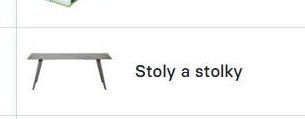 Stoly a stolky