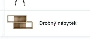 Drobný nábytek