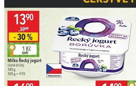 Milko Řecký jogurt