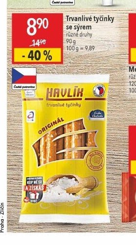 Havlík trvanlivé tyčinky