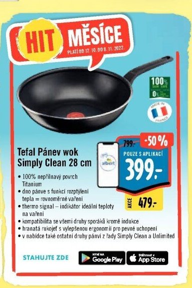 Tefal Pánev wok Simply Clean 28 cm