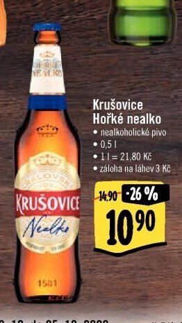 Krušovice Hořké nealko