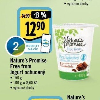 Nature's Promise Free from Jogurt ochucený