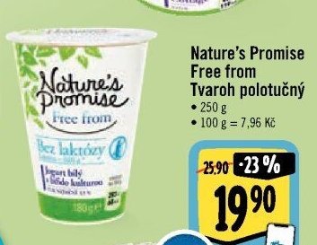 Nature's Promise Free from Tvaroh polotučný