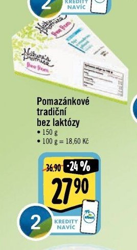 Pomazánkové tradiční bez laktózy