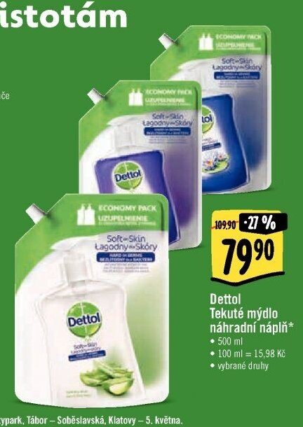 Dettol Tekuté mýdlo náhradní náplň