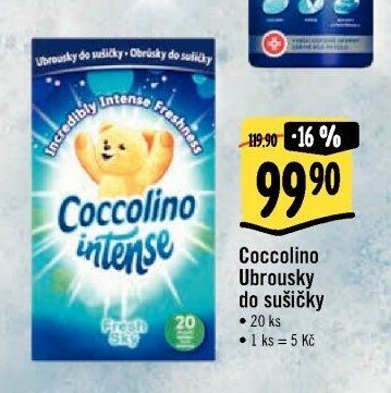 Coccolino Ubrousky do sušičky