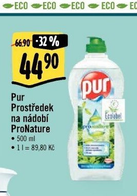 Pur Prostředek na nádobí ProNature