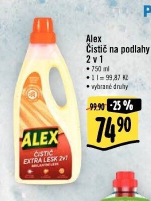 Alex Čistič na podlahy 2 v 1