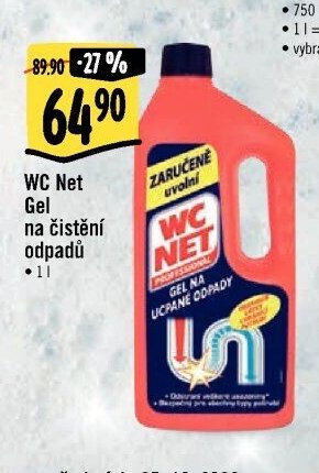 WC Net Gel na čištění odpadů