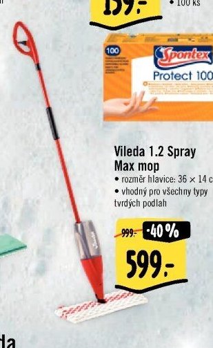 Vileda 1.2 Spray Max mop