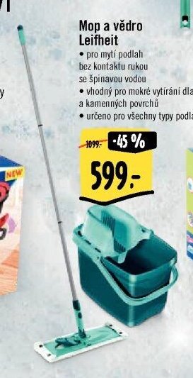 Mop a vědro Leifheit