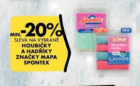 Mapa Spontex houbičky a hadříky