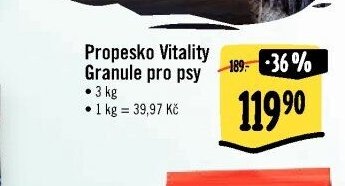 Propesko Vitality Granule pro psy