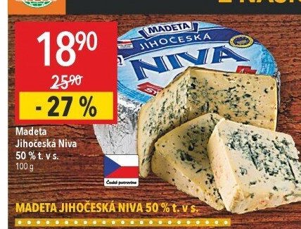 Madeta Jihočeská Niva
