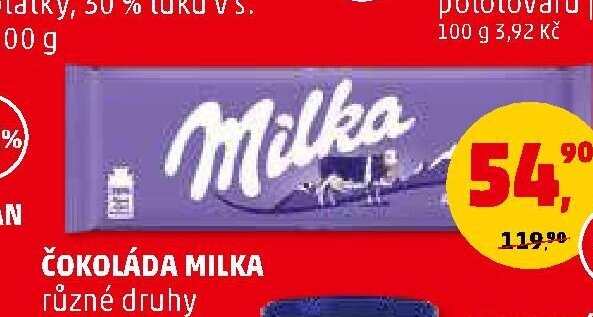 Čokoláda Milka