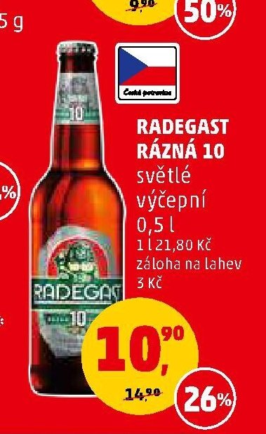 Radegast světlé výčepní
