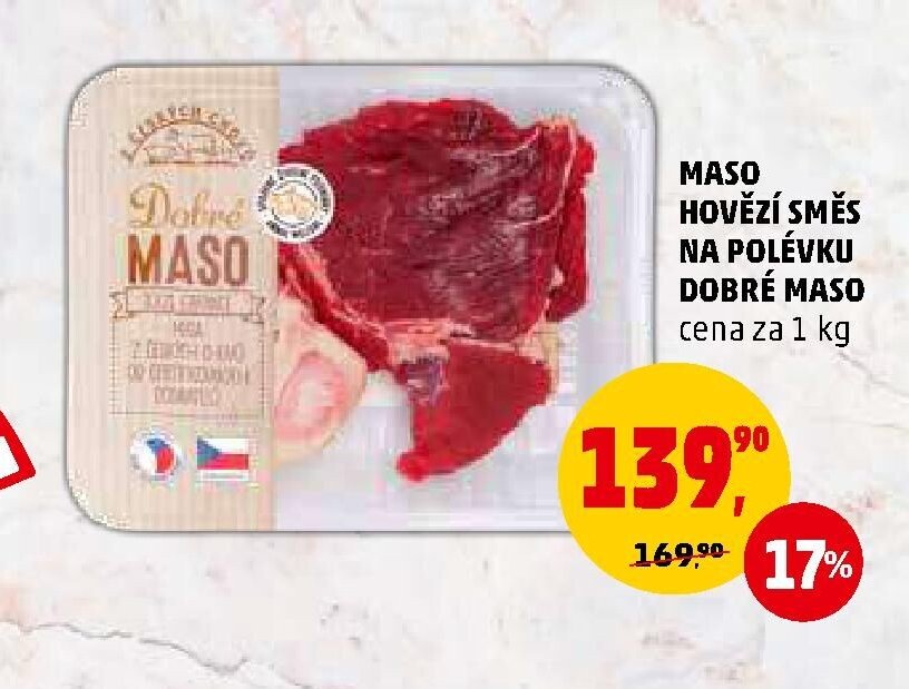 MASO HOVĚZÍ SMĚS NA POLÉVKU DOBRÉ MASO