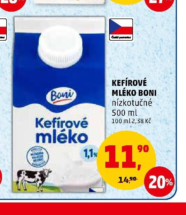 Kefírové mléko Boni