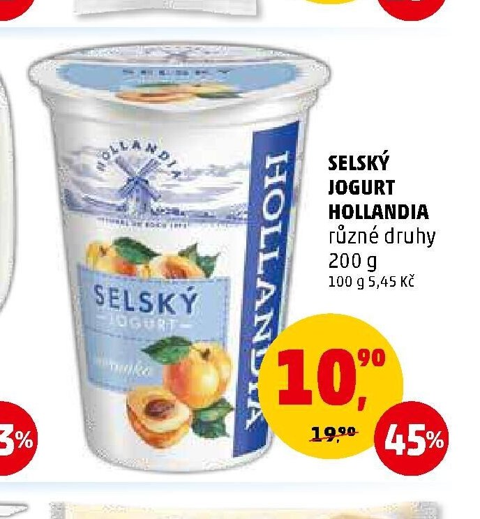 SELSKÝ JOGURT HOLLANDIA 200 g