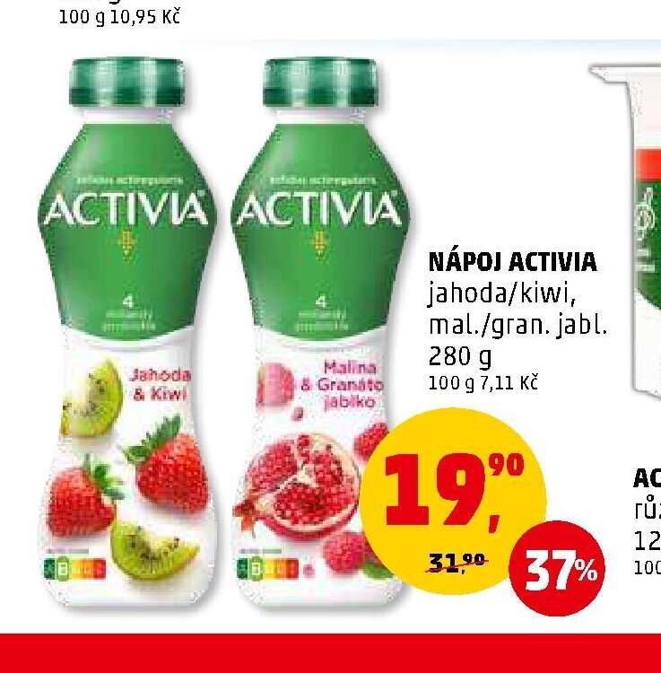 NÁPOJ ACTIVIA 280 g
