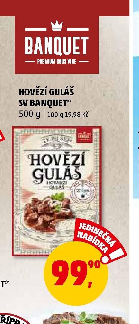 HOVĚZÍ GULÁŠ SV BANQUET