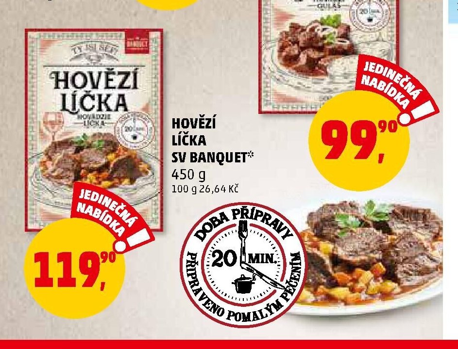 HOVĚZÍ LÍČKA SV BANQUET