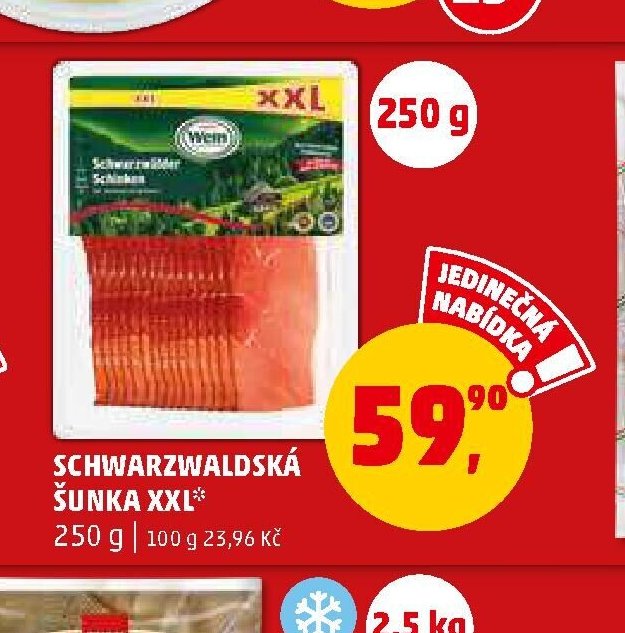 Schwarzwaldská šunka XXL
