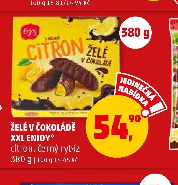 ŽELÉ V ČOKOLÁDĚ XXL ENJOY