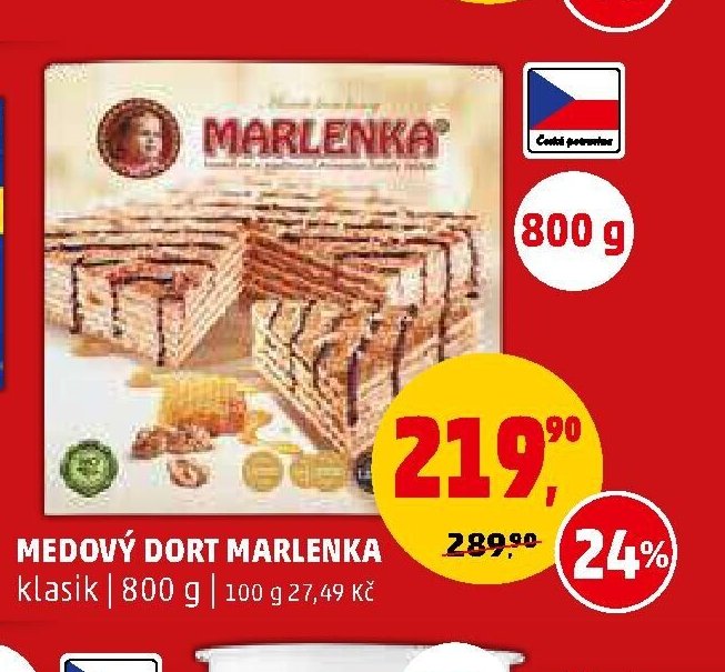 MEDOVÝ DORT MARLENKA