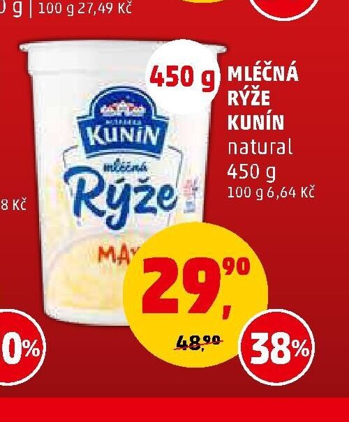 MLÉČNÁ RÝŽE KUNÍN