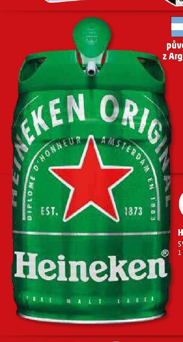 Heineken soudek světlý ležák