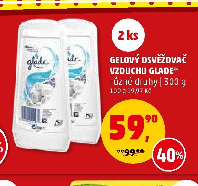 GELOVÝ OSVĚŽOVAČ VZDUCHU GLADE