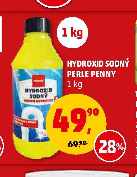 HYDROXID SODNÝ PERLE PENNY 1 kg