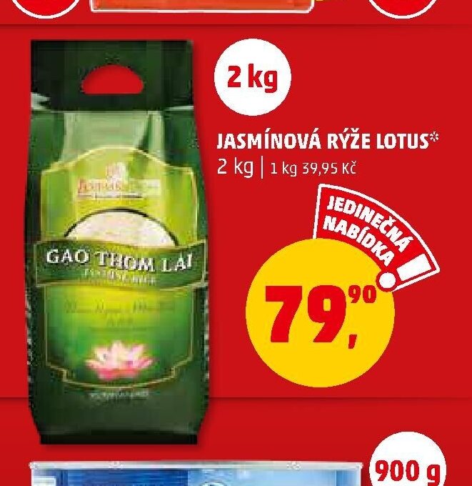 JASMÍNOVÁ RÝŽE LOTUS 2 kg