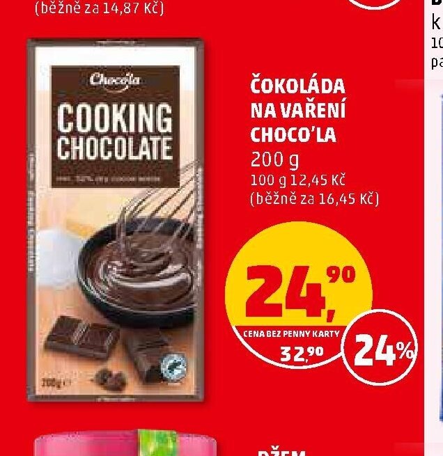 ČOKOLÁDA NA VAŘENÍ CHOCO'LA