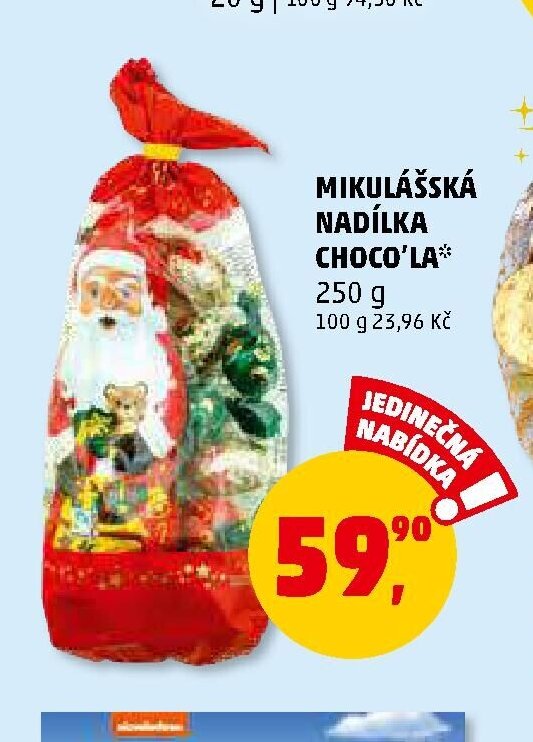 MIKULÁŠSKÁ NADÍLKA CHOCO'LA