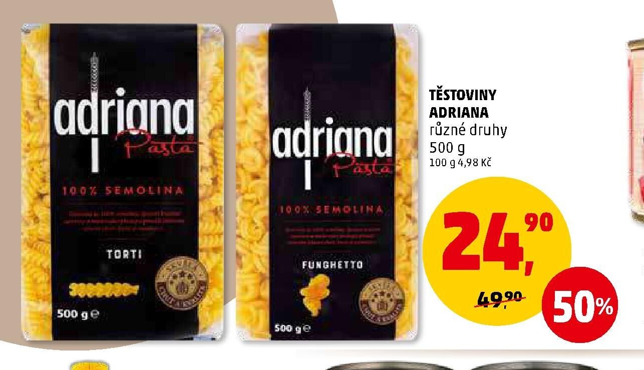 TĚSTOVINY ADRIANA