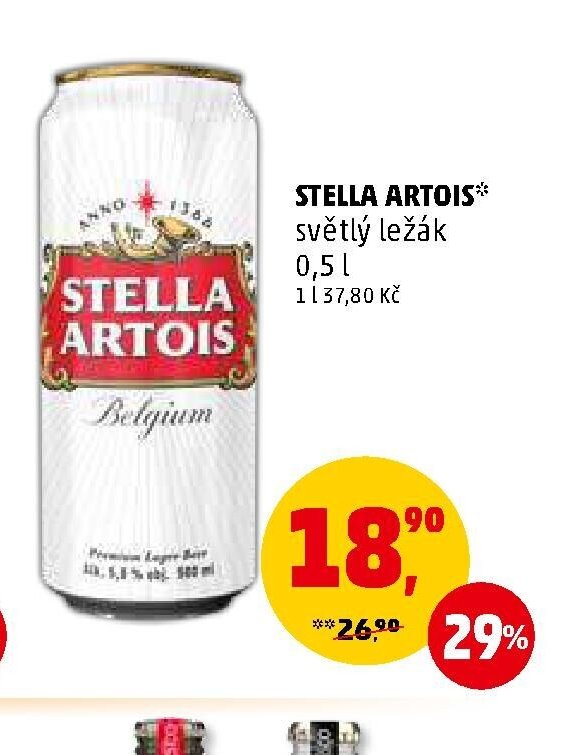 STELLA ARTOIS světlý ležák