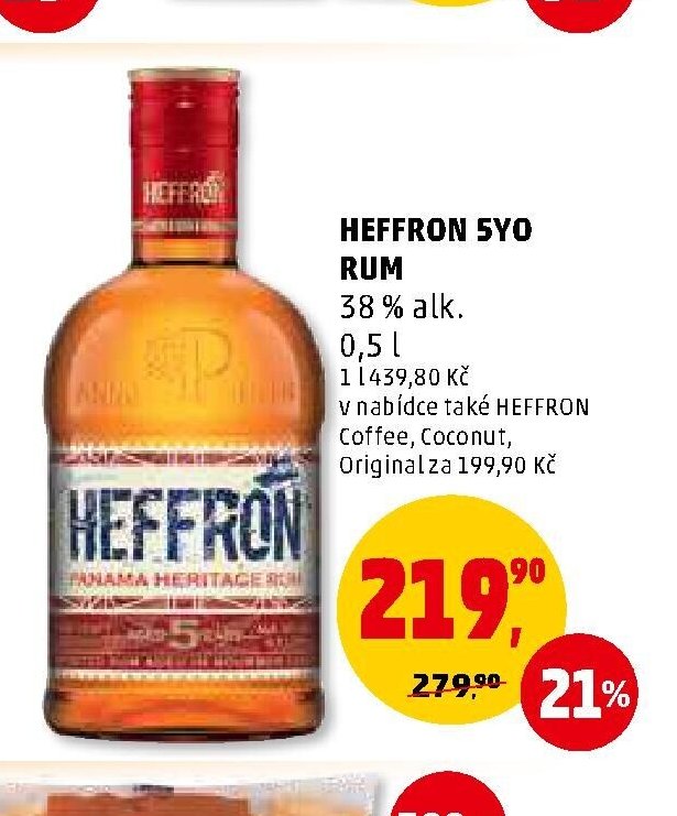HEFFRON 5YO RUM