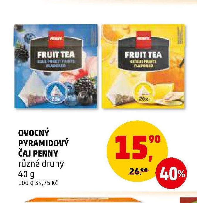 Ovocný pyramidový čaj Penny