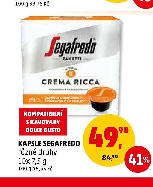 Kapsle Segafredo