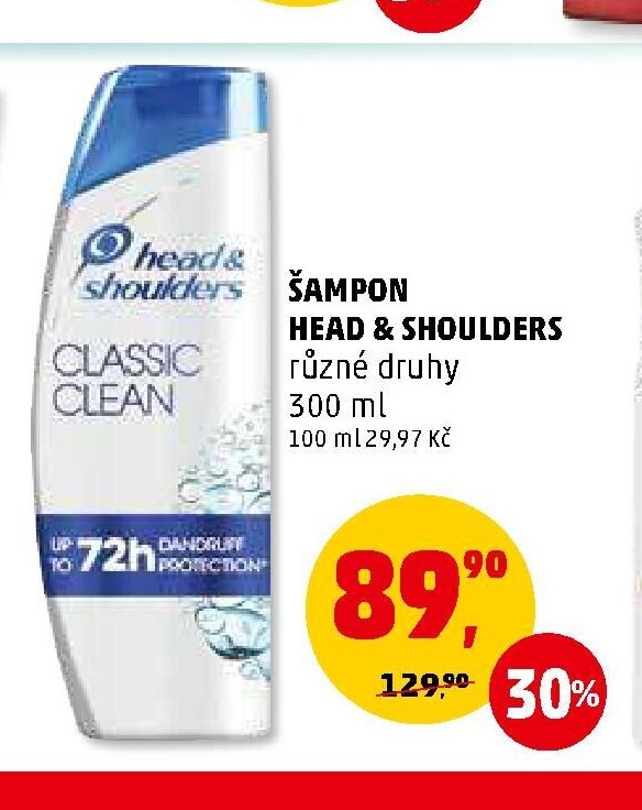ŠAMPON HEAD & SHOULDERS různé druhy