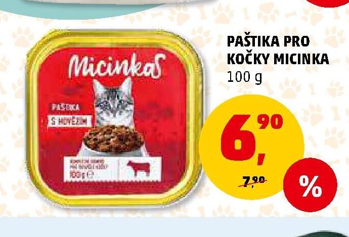 PAŠTIKA PRO KOČKY MICINKA