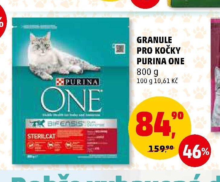 GRANULE PRO KOČKY PURINA ONE