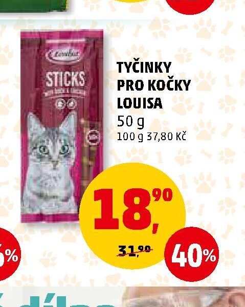TYČINKY PRO KOČKY LOUISA