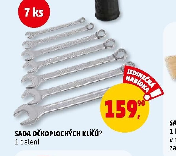 SADA OČKOPLOCHÝCH KLÍČŮ