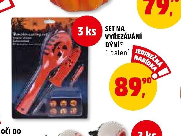 Set na vyřezávání dýní