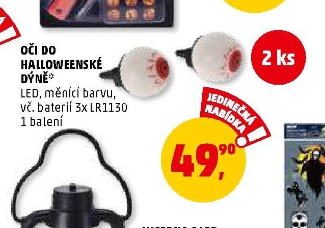 Oči do halloweenské dýně